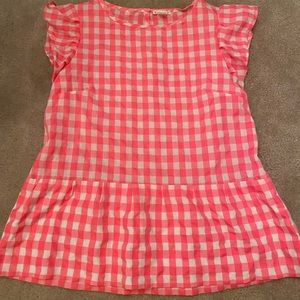 crewcuts pink checkered shirt